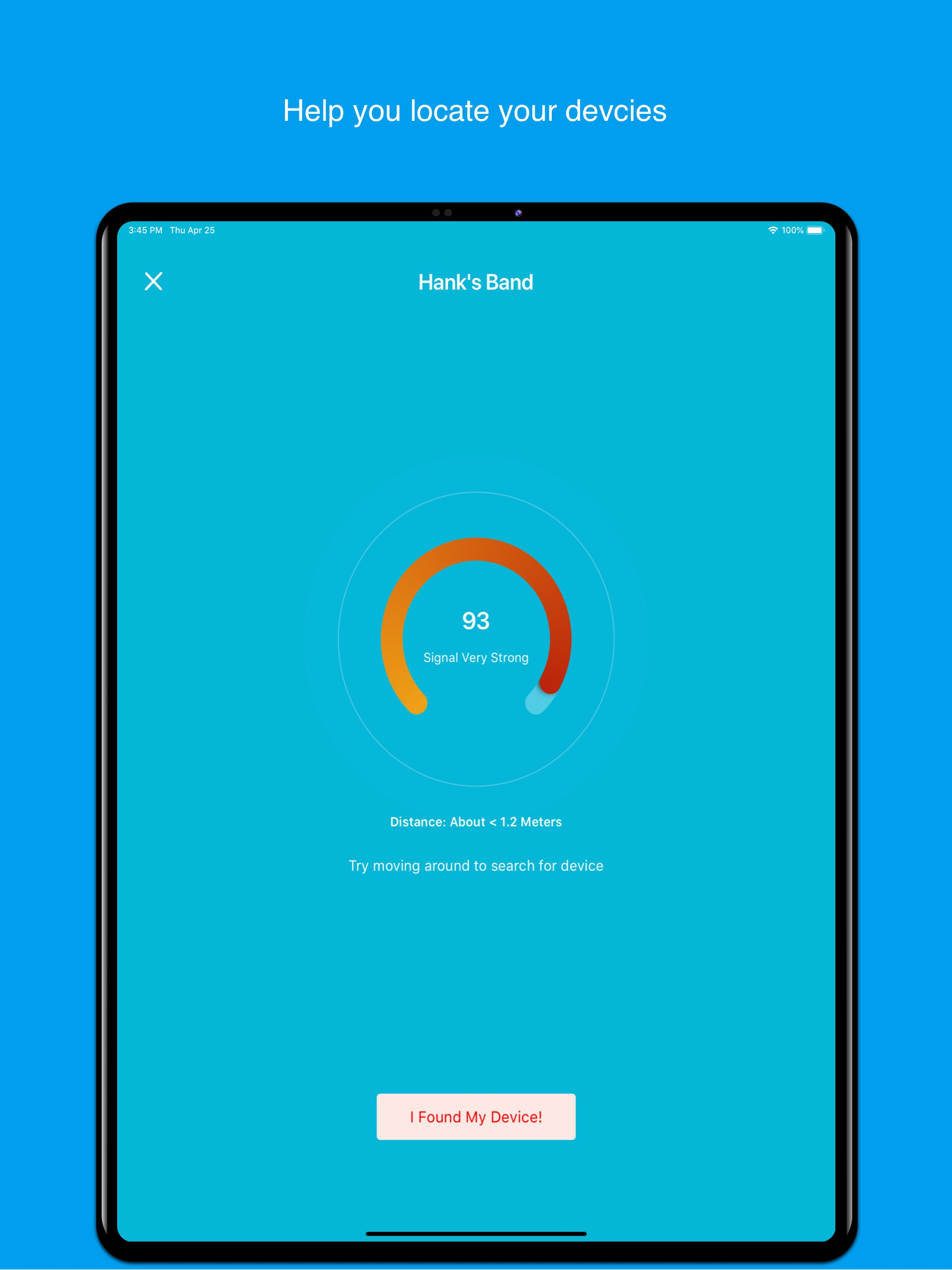 BLE Finder:Device Discoverer