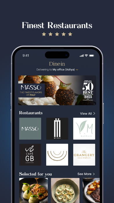 Dinein: Fine Dining Delivery Screenshot