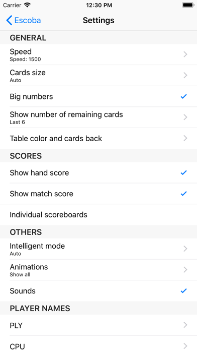iEscoba Screenshot