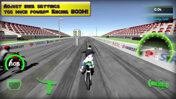 Motorbike Drag racing 3D screenshot-9