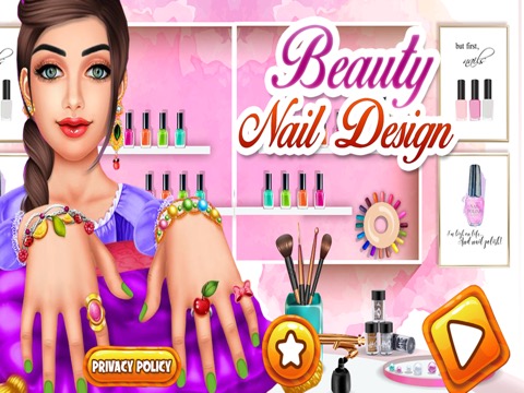 Nail Salon Girl Fashion Gameのおすすめ画像3