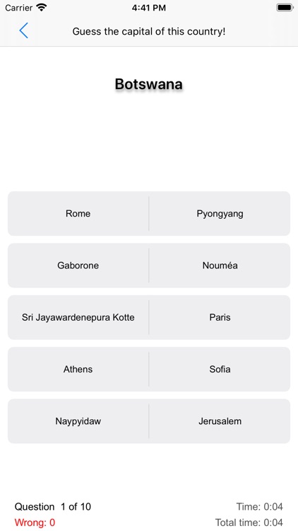 The Countries, Quiz screenshot-4