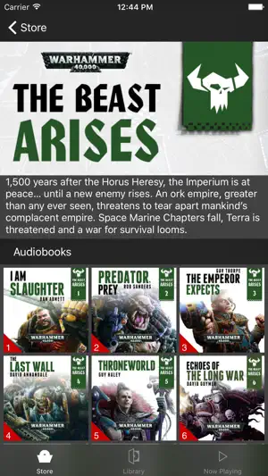 Black Library Audio screenshot 3