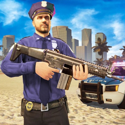 Crime City Police Officer Game Icon