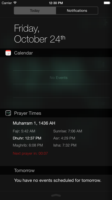 Screenshot #2 pour Muslim Alarm - Full Azan Clock