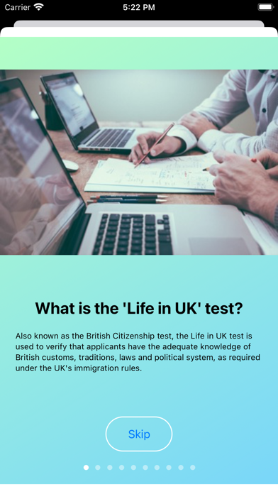Life in the UK: Test Discovery Screenshot