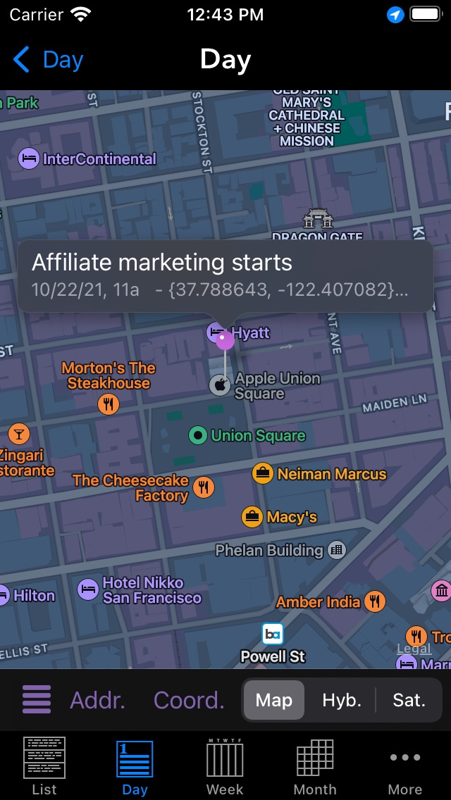 Perspectiva Calendars Charts