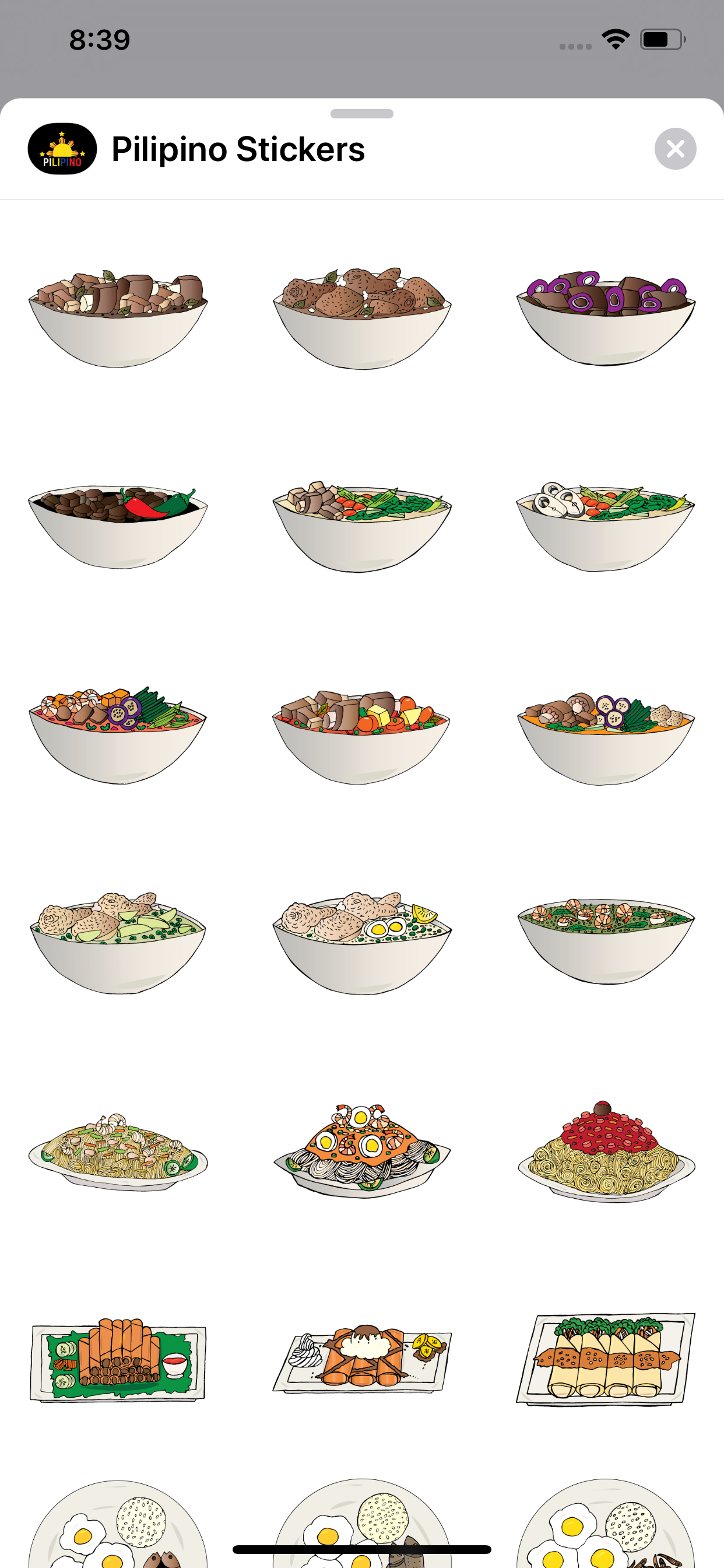 Pilipino Stickers screenshot 4