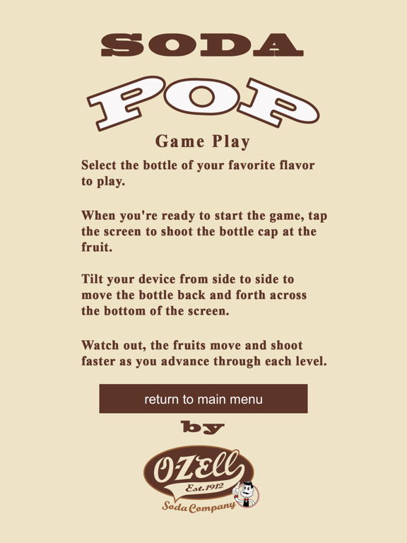 Soda Pop! iPad screenshot