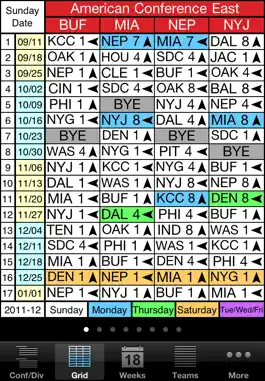 Game screenshot Pro Football Schedule apk