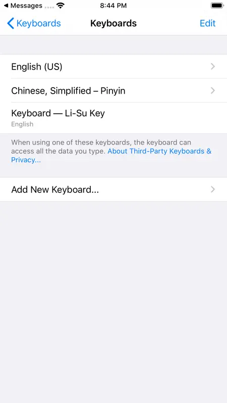 Li-Su Keyboard Plus screenshot 2 of 8