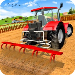 Jeu d'agriculture de tracteur