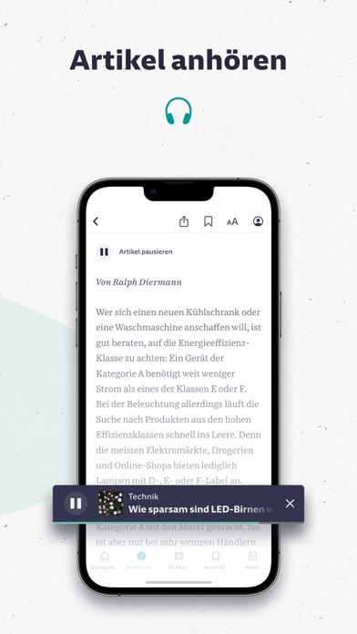 SZ Nachrichten Screenshot