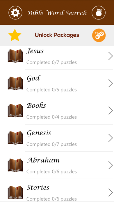 Giant Bible Word Search Puzzle Screenshot