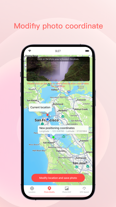 Location changer-exif modify Screenshot