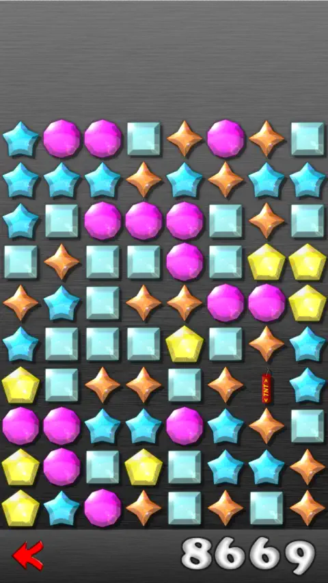 Tap the jewels