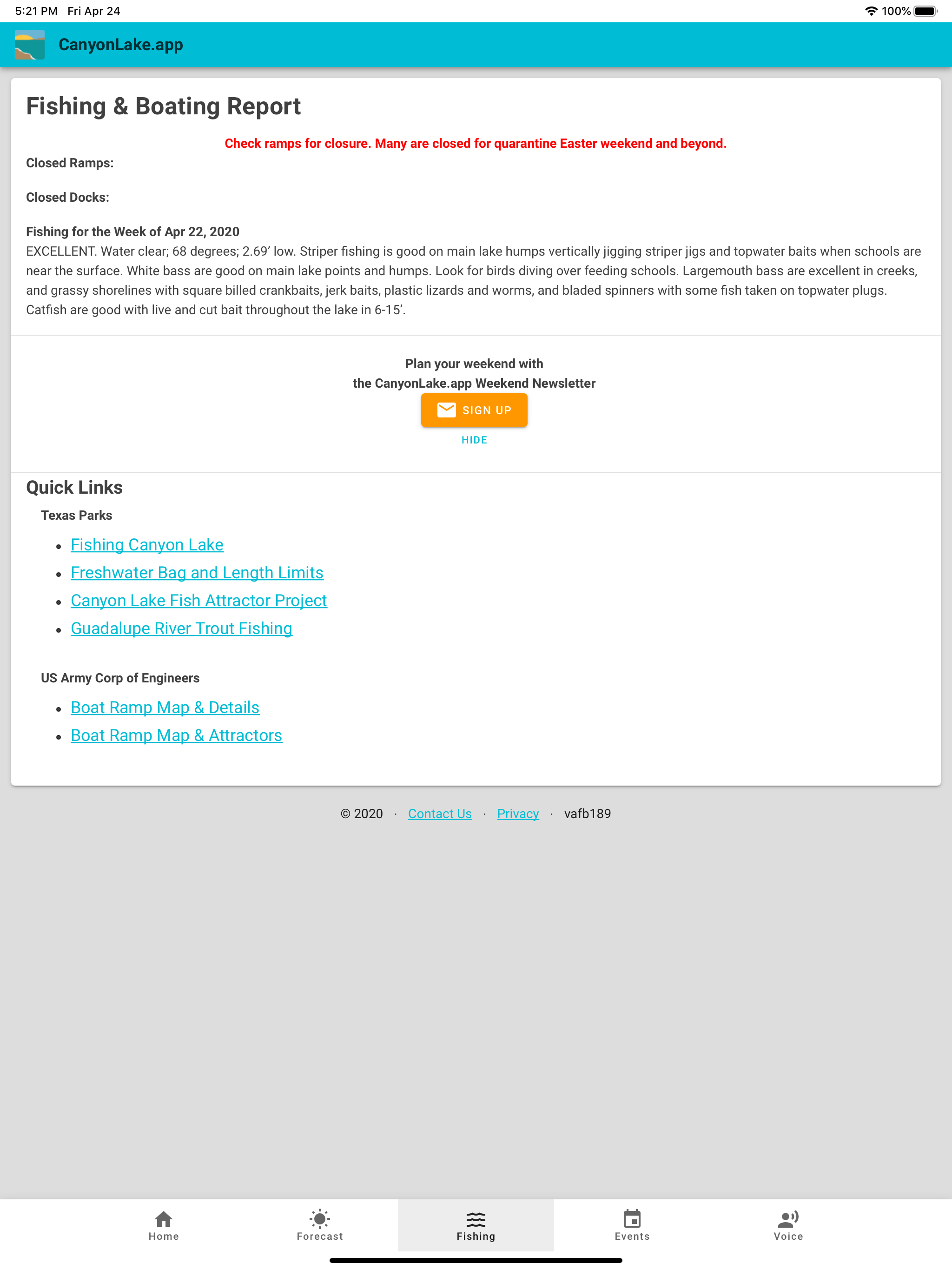 CanyonLake.app