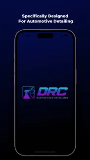 drc - detailing calculator iphone screenshot 1