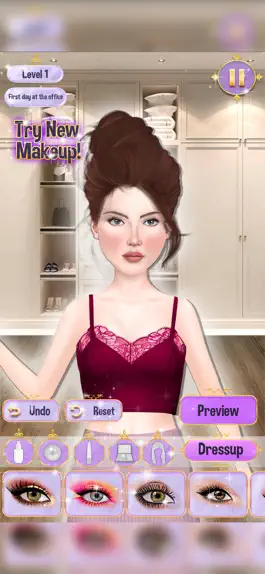 Game screenshot Fashion Makeup Makeover Games mod apk