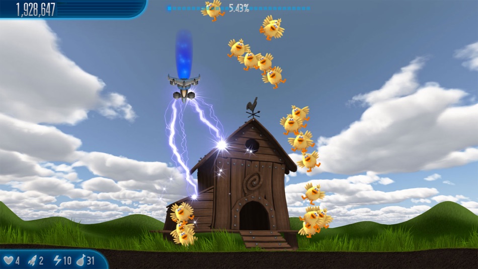 #4. Chicken Invaders 5 (iOS) Podle: InterAction studios
