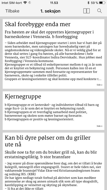 Vennesla Tidende eAvis screenshot-3