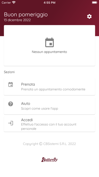 Butterfly Laboratorio Analisi Screenshot