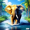 Animal Water Run-Safari Splash icon