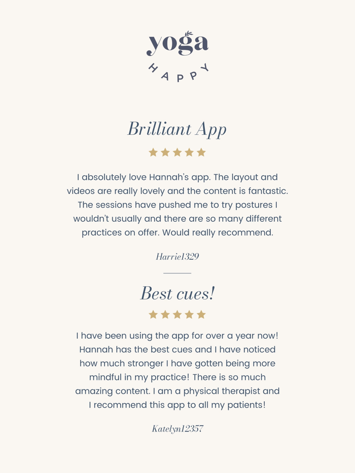 Yoga Happy With Hannah Barrett