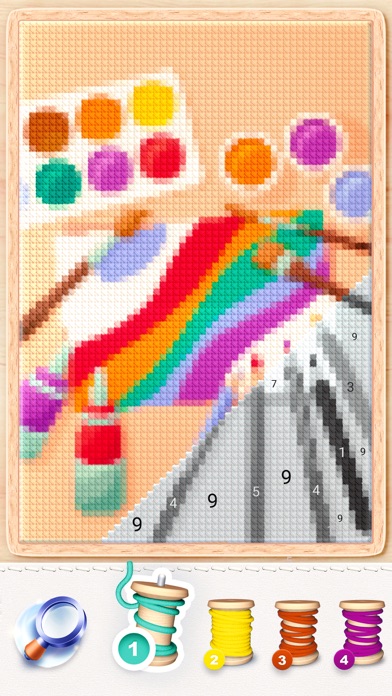 Magic Cross-Stitch: Pixel Art Screenshot