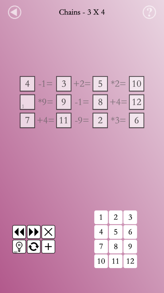 #7. Digit Matrix : Math Puzzles (iOS) 게시자: 振华 许