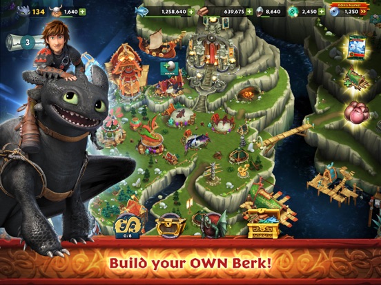 Dragons: Rise of Berk iPad app afbeelding 1