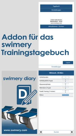 Swimery Diary screenshot 1