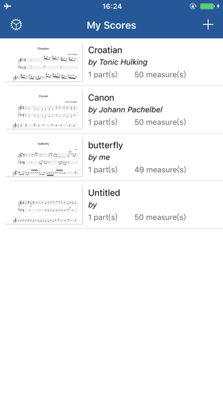Screenshot #1 pour Notation Pad-Musique Partition