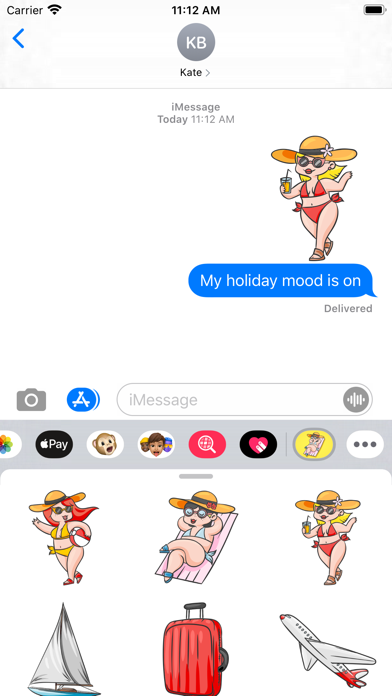 Enjoy Summer Holiday Stickers Screenshot