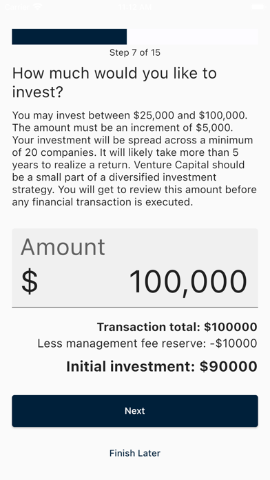 iSelect Fund Screenshot