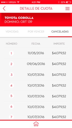 Toyota Servicios Financieros screenshot 6