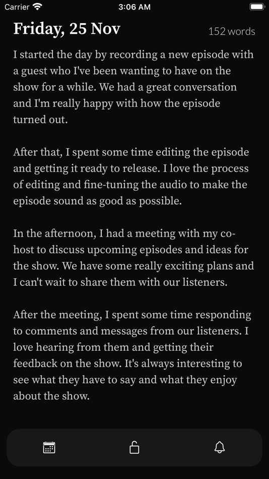 #3. Journaling App (iOS) 由: Domen Bukovac