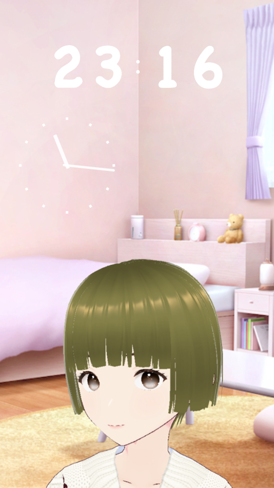 #2. 20 Girls Clock (iOS) 由: Mihoko Araki