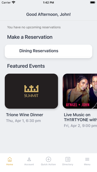 Summit Club of Tulsa Screenshot