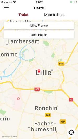 Cab for Lille screenshot 1