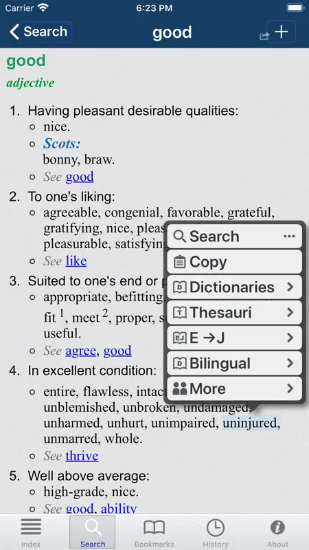 Roget's II: New Thesaurus screenshot 2 of 8