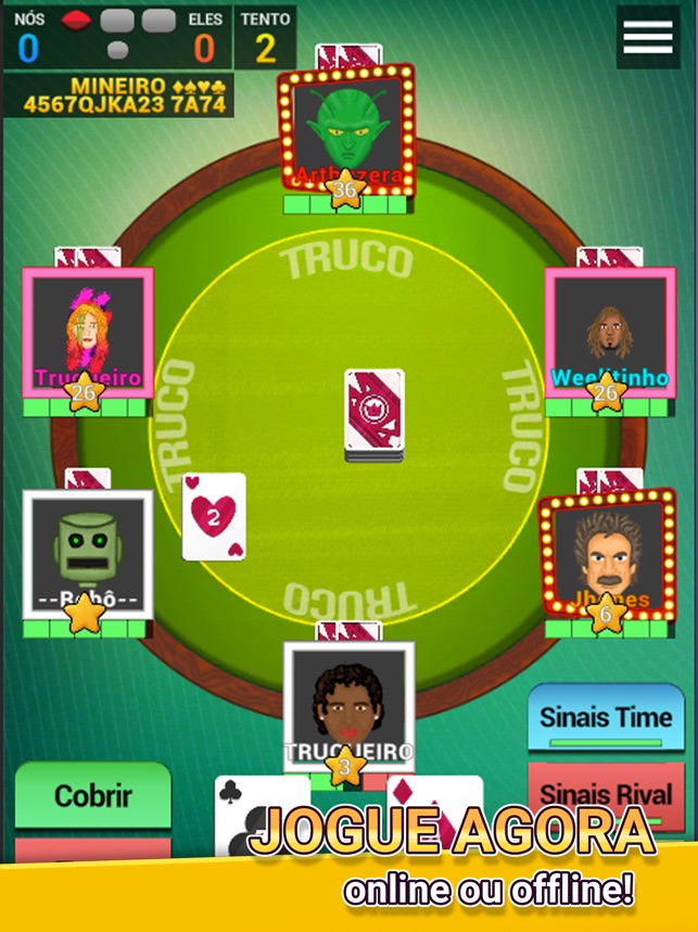 Truco Pocket - Truco Online by DELOTECH GAMES - SISTEMAS E