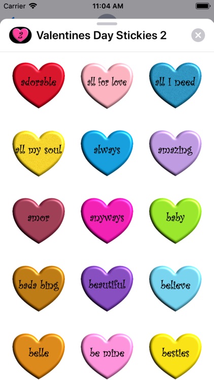 Valentine's Day Stickies 2