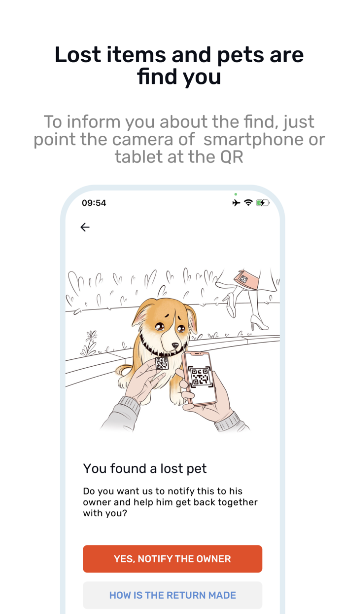 Findy lost pets and items