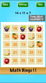 math bingo ! ! iphone screenshot 3