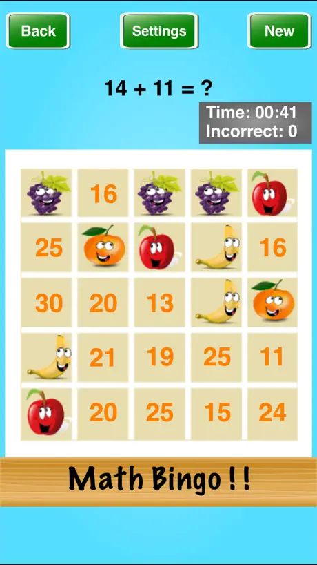Math Bingo ! !