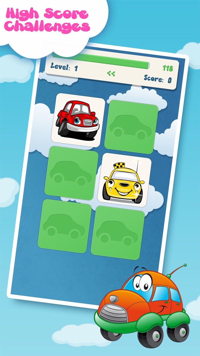 Matching family game: Cars official gameplay screenshot 4