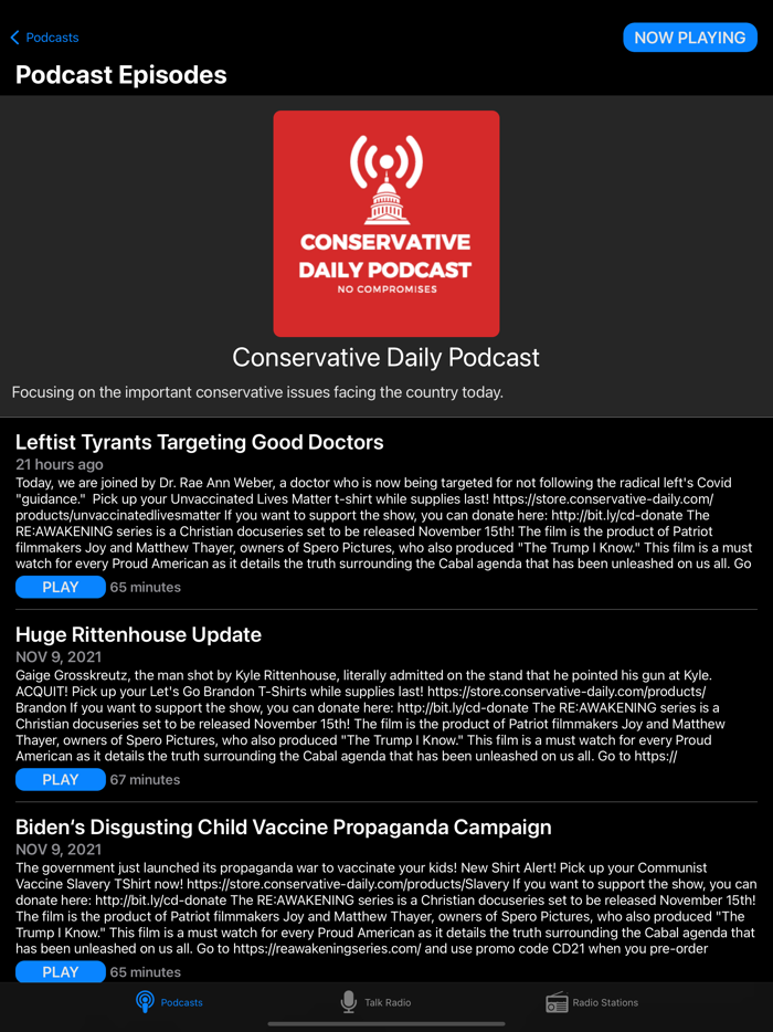 Conservative Talk Radio