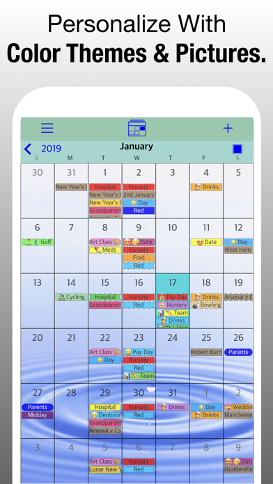 PocketLife Calendar Screenshot