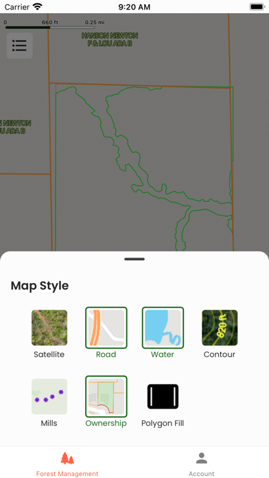 TreeTracker Mobile Screenshot